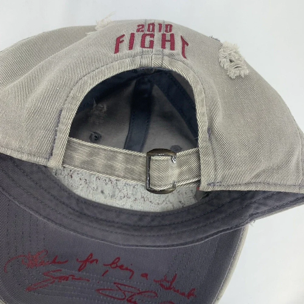Oklahoma Sooners OU Boomer Hat Sherri Coale 2010 Fight Adjustable TOW Cap DAMAGE
